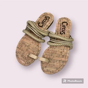Circus by Sam Edelman Size 6 Helen Rope Boho Natural Neutral Flat Sandals
